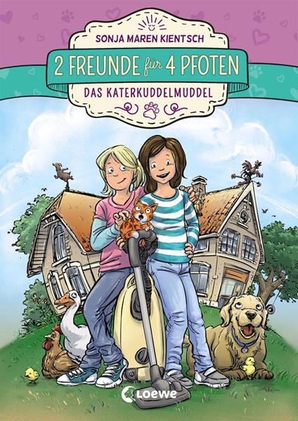 2 Freunde für 4 Pfoten (Band 1) - Das Katerkuddelmuddel - Sonja Maren Kientsch,Loewe Erstes Selberlesen,Raimund Frey - ebook