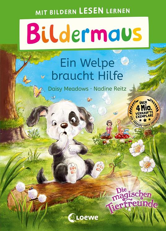 Bildermaus - Ein Welpe braucht Hilfe - Daisy Meadows,Loewe Erstlesebücher,Nadine Reitz,Sandra Margineanu - ebook