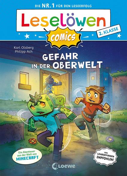 Leselöwen Comics 2. Klasse - Gefahr in der Oberwelt - Karl Olsberg,Philipp Ach - ebook