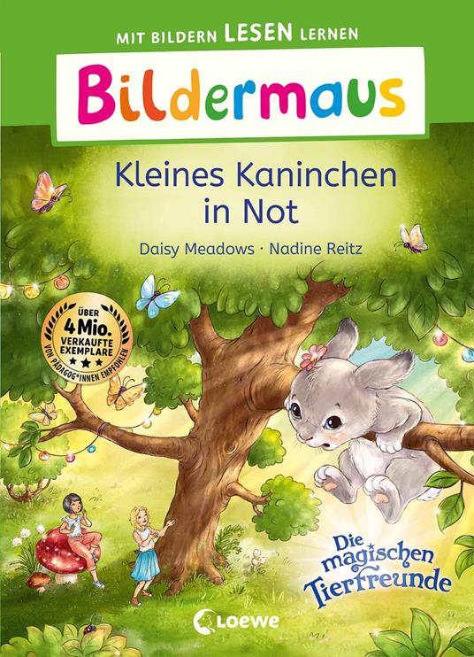 Bildermaus - Kleines Kaninchen in Not - Daisy Meadows,Nadine Reitz,Sandra Margineanu - ebook
