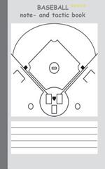 Baseball 2 in 1 Tacticboard and Training Workbook: Tactics/strategies/drills for trainer/coaches, notebook, training, exercise, exercises, drills, practice, exercise course, tutorial, winning strategy, technique, sport club, play moves, coaching instructio