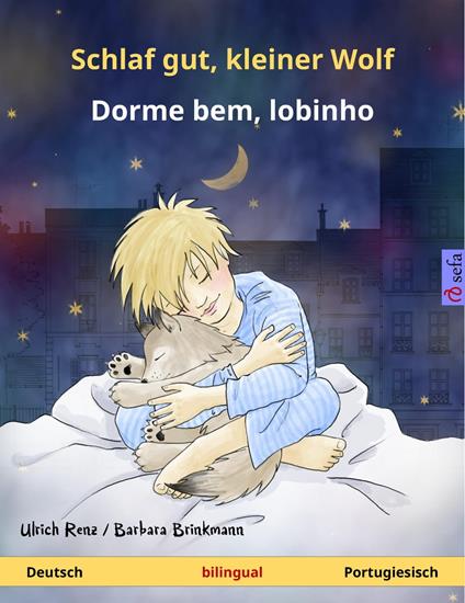 Schlaf gut, kleiner Wolf – Dorme bem, lobinho (Deutsch – Portugiesisch)