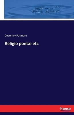 Religio poetae etc - Coventry Patmore - cover