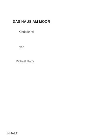 Das Haus am Moor - Michael Hatry - ebook