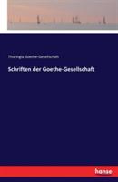 Schriften der Goethe-Gesellschaft - Thuringia Goethe-Gesellschaft - cover