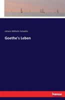 Goethe's Leben - Johann Wilhelm Schaefer - cover