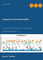 Suspense im Animationsfilm Band IV Tabellen: Grundlagen der quantitativen Spannungsanalyse. Studienbeispiel Ice Age 3