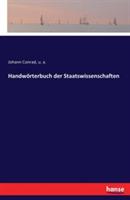 Handwörterbuch der Staatswissenschaften - U A,Johann Conrad - cover