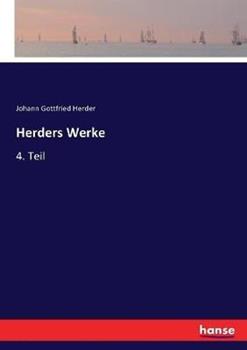 Libro in inglese Herders Werke: 4. Teil  - Johann Gottfried Herder
