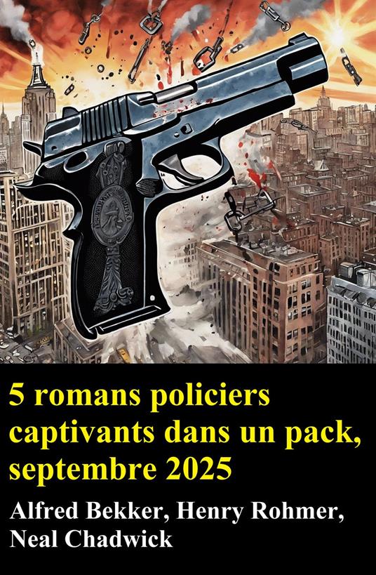 5 romans policiers captivants dans un pack, septembre 2025