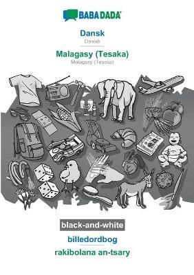BABADADA black-and-white, Dansk - Malagasy (Tesaka), billedordbog - rakibolana an-tsary: Danish - Malagasy (Tesaka), visual dictionary - Babadada Gmbh - cover