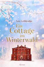 Ein Cottage im Winterwald