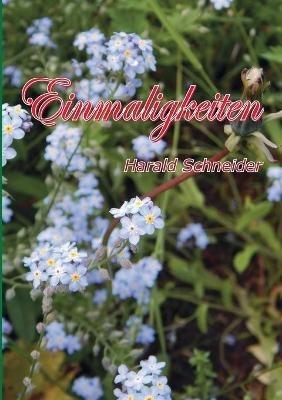 Einmaligkeiten - Harald Schneider - cover