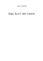 Das Buch der Leere - Rainar Nitzsche - cover