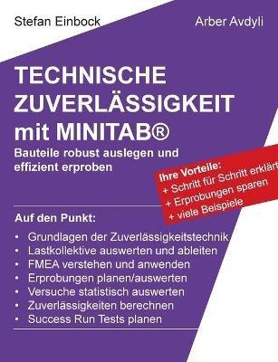 Technische Zuverlässigkeit mit MINITAB(R): Bauteile robust auslegen und effizient erproben - Stefan Einbock,Arber Avdyli - cover