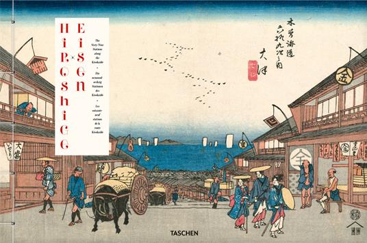 Hiroshige & Eisen. The sixty-nine stations along the Kisokaido. Ediz. inglese, francese, tedesca - Rhiannon Paget - copertina