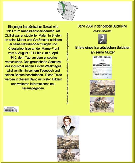 Briefe eines französischen Soldaten an seine Mutter – Band 236e in der gelben Buchreihe – bei Jürgen Ruszkowski