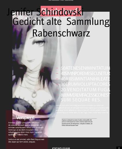 Gedicht alte Sammlung Rabenschwarz - Jenifer Schindovski - ebook