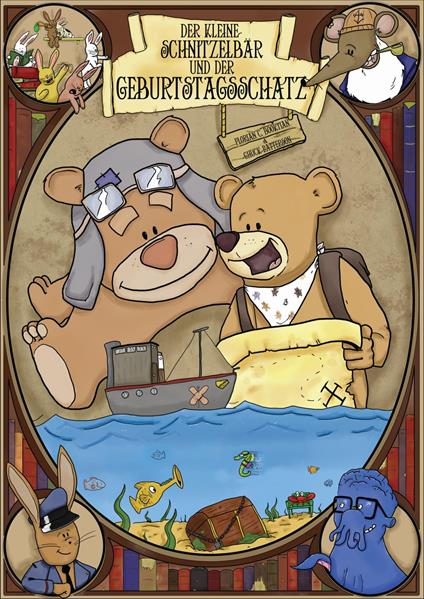Der kleine Schnitzelbär und der Geburtstagsschatz - Florian C Booktian,Bastian Litsek - ebook