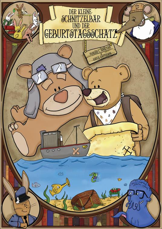 Der kleine Schnitzelbär und der Geburtstagsschatz - Florian C Booktian,Bastian Litsek - ebook
