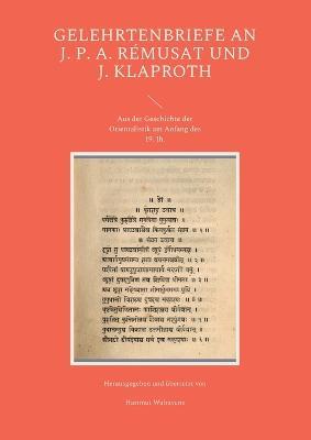 Gelehrtenbriefe an J. P. A. Remusat und J. Klaproth: Aus der Geschichte der Orientalistik Anfang des 19. Jh. - cover