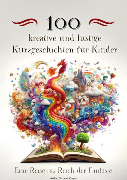 100 kreative und lustige Kurzgeschichten für Kinder – Eine Reise ins Reich der Fantasie - Simon Mayer - ebook