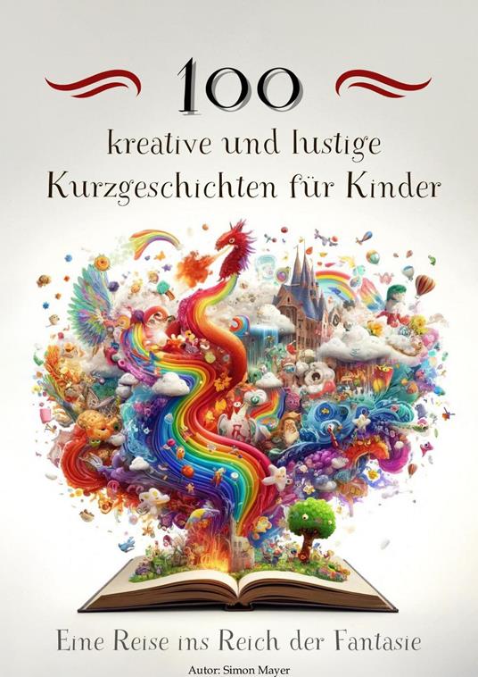100 kreative und lustige Kurzgeschichten für Kinder – Eine Reise ins Reich der Fantasie - Simon Mayer - ebook