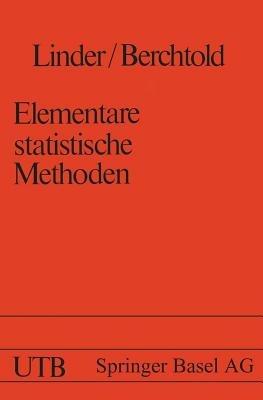 Elementare statistische Methoden - LINDER,BERCHTOLD - cover