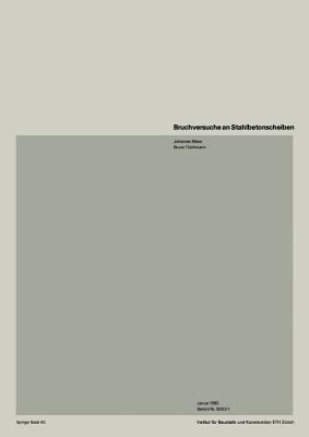 Bruchversuche an Stahlbetonscheiben - MAIER,THÜRLIMANN - cover