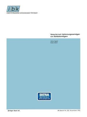Versuche zum Verformungsvermögen von Stahlbetonträgern - Viktor Sigrist,Peter Marti - cover