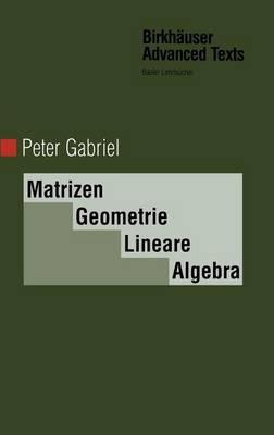 Matrizen, Geometrie, Lineare Algebra - Peter Gabriel - cover