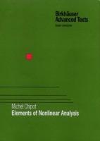 Elements of Nonlinear Analysis - Michel Chipot - cover