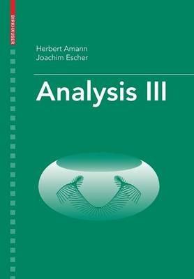 Analysis III - Herbert Amann,Joachim Escher - cover