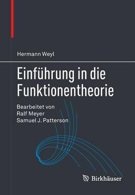 Einführung in die Funktionentheorie - Hermann Weyl - cover