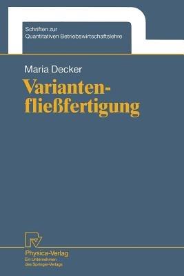 Variantenfließfertigung - Maria Decker - cover