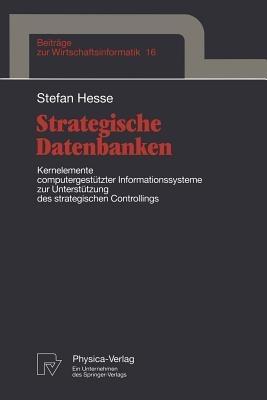 Strategische Datenbanken: Kernelemente computergestützter Infomationssysteme zur Unterstützung des strategischen Controllings - Stefan Hesse - cover