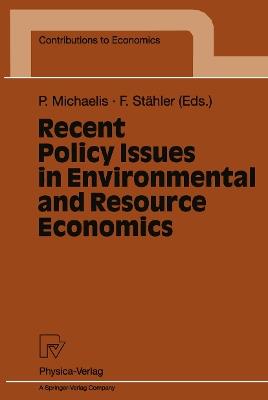 Recent Policy Issues in Environmental and Resource Economics - cover