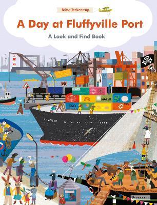 A Day at Fluffyville Port: A Look and Find Book - cover