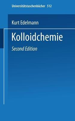 Kolloidchemie - K. Edelmann - cover