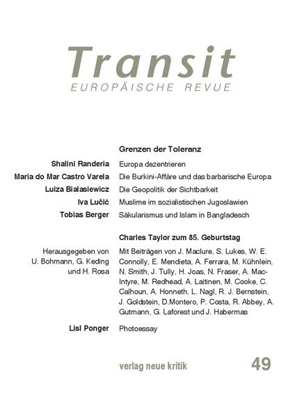 Transit 49. Europäische Revue