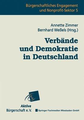 Verbände und Demokratie in Deutschland - cover