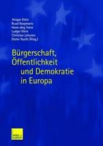 Bürgerschaft, Öffentlichkeit und Demokratie in Europa