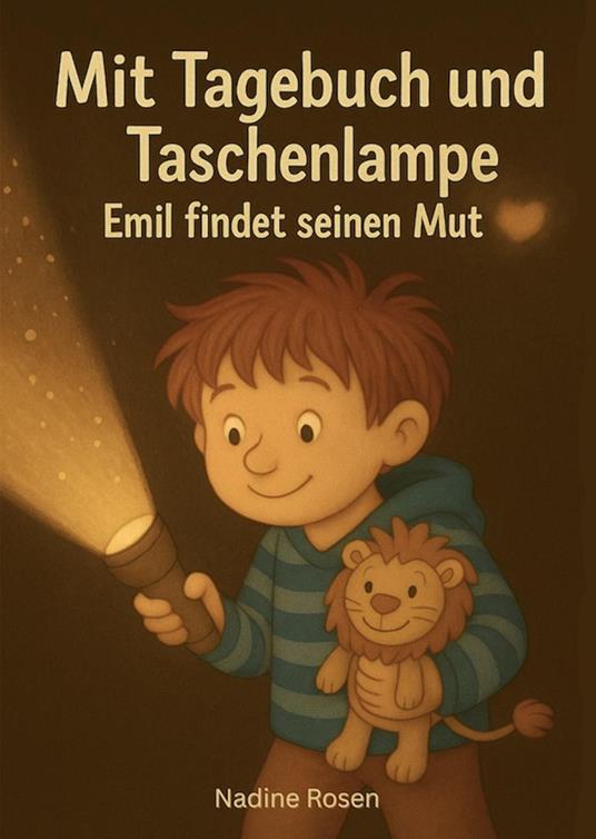 Mit Tagebuch und Taschenlampe- Emil findet seinen Mut - Nadine Rosen - ebook