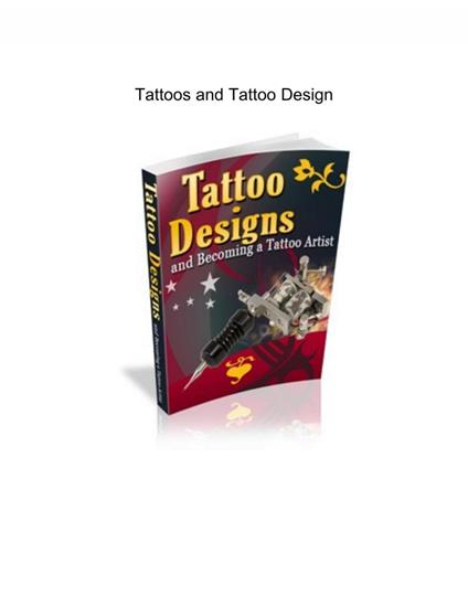 Tattoos und Tattoo Design. Tattoo Designs und ein Tattoo Künstler werden.