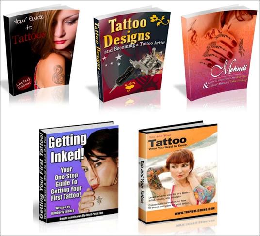 5 Ebooks: Alles Wissenswerte über Tattoos.