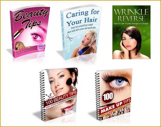 5 Ebooks zur Pflege ihrer Schönheit - Wellness und Beauty. Ausführliche, wertvolle Informationen rund ums Thema Beauty – Pflege, Erhaltung und Verbesserung ihrer Schönheit.