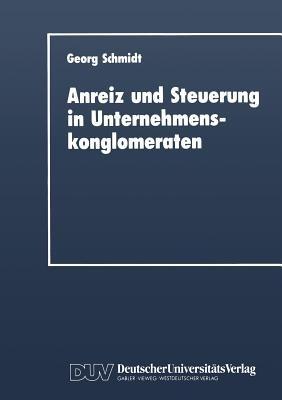 Anreiz und Steuerung in Unternehmenskonglomeraten - Georg Schmidt - cover