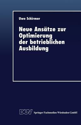 Neue Ansätze zur Optimierung der betrieblichen Ausbildung - cover