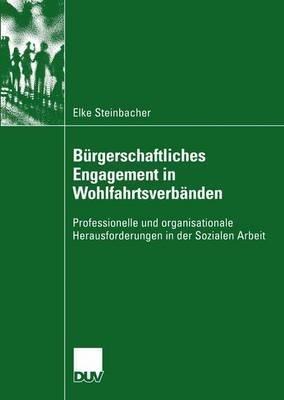 Bürgerschaftliches Engagement in Wohlfahrtsverbänden: Professionelle und organisationale Herausforderungen in der Sozialen Arbeit - Elke Steinbacher - cover