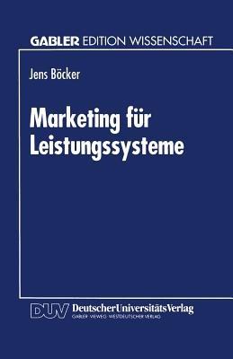 Marketing für Leistungssysteme - cover